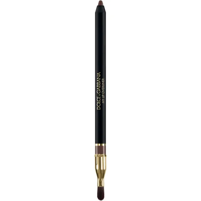 Dolce&Gabbana Classic My Lip Overliner tužka na rty se štětečkem odstín 05 My Chocolate Brown - Rich Neutral Deep Brown 1.2 g