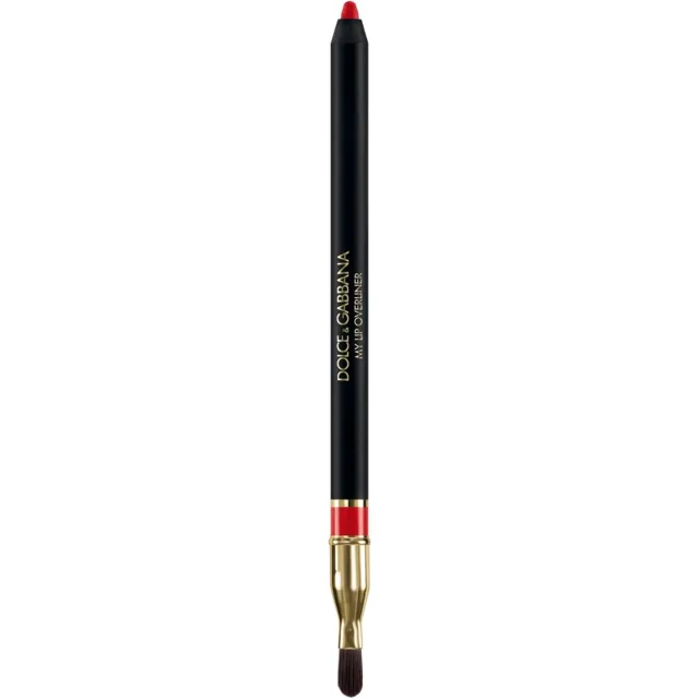 Dolce&Gabbana Classic My Lip Overliner tužka na rty se štětečkem odstín 08 My Devotion Red - Pink Toned Red 1.2 g