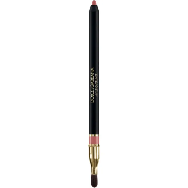 Dolce&Gabbana Classic My Lip Overliner tužka na rty se štětečkem odstín 12 My Pastel Pink - Fair Cool Toned Pink 1.2 g