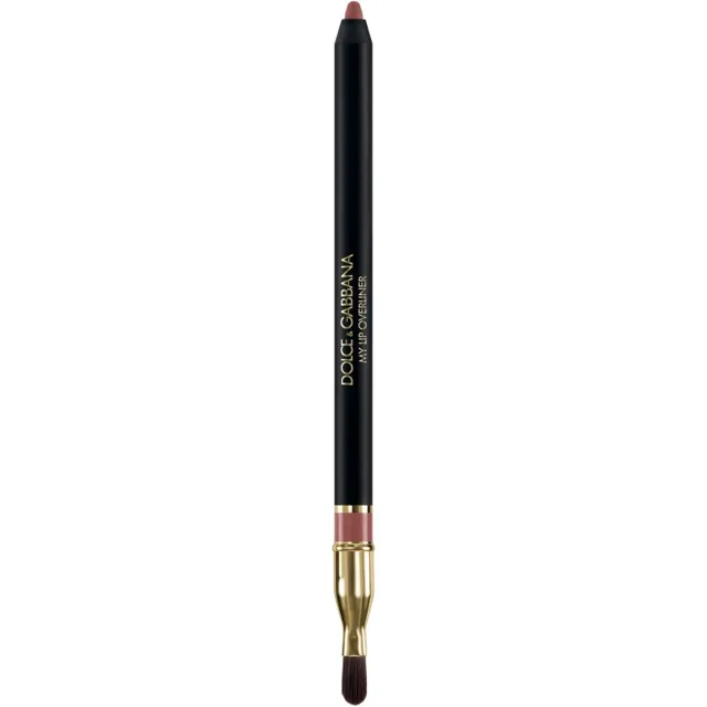 Dolce&Gabbana Classic My Lip Overliner tužka na rty se štětečkem odstín 14 My Rosewood Pink - Rosy Neutral Toned Pink 1.2 g