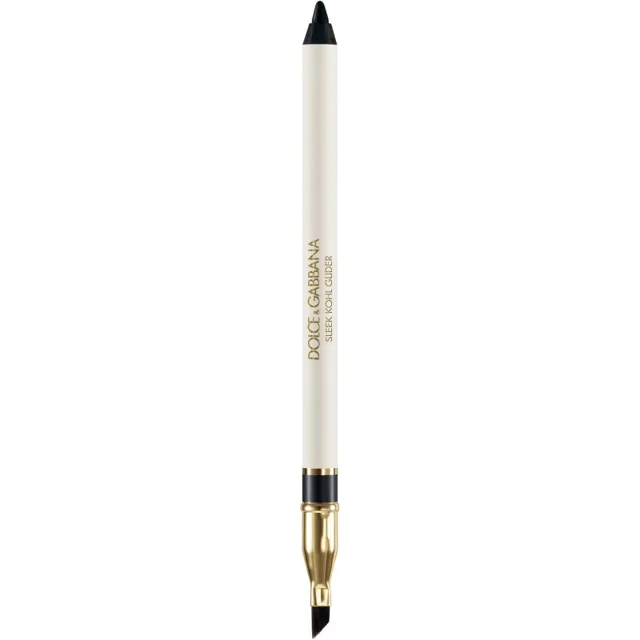 Dolce&Gabbana Classic Sleek Kohl Glider tužka na oči se štětečkem odstín 01 Total Black - True Black 1.2 g