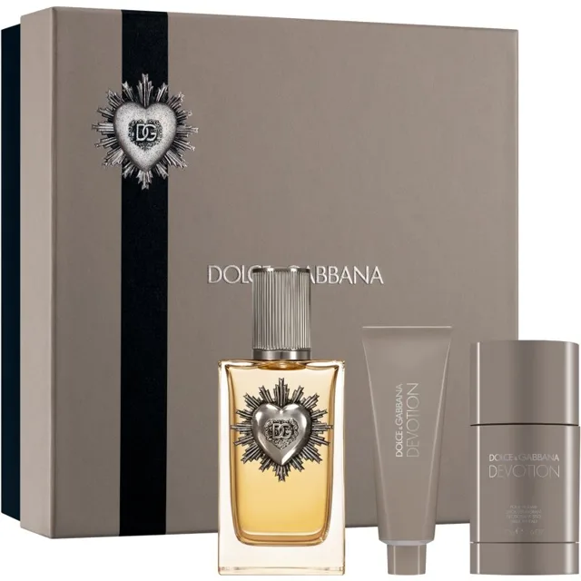 Dolce&Gabbana Devotion For Men EDP Trio Gift Set dárková sada pro muže