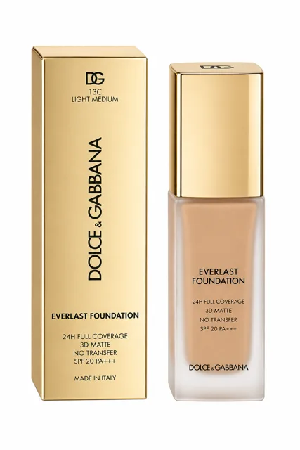 Dolce & Gabbana Everlast Foundation – Luxusní make-up odstín 13C Light Medium 30ml