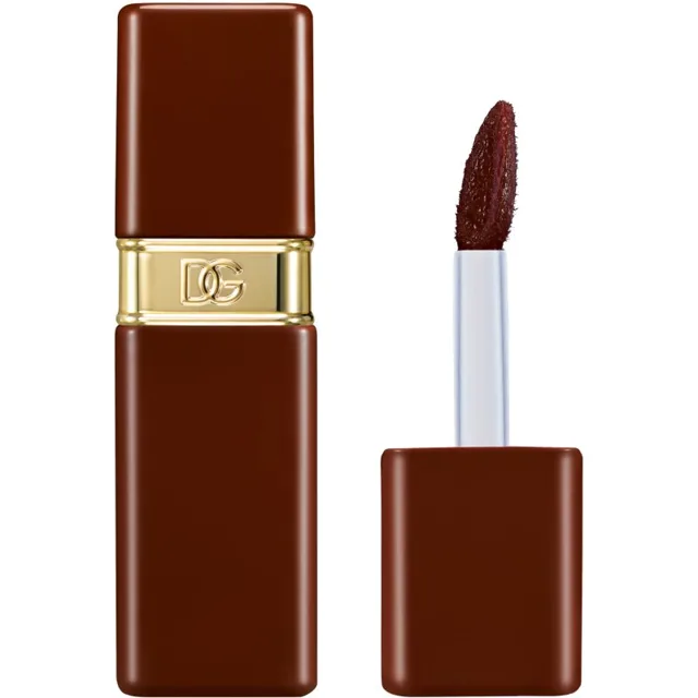 Dolce&Gabbana Rose Dew Lip Bite dlouhotrvající tekutá rtěnka s hydratačním účinkem odstín 06 Quirky Mocha - Cool Brown 6 ml