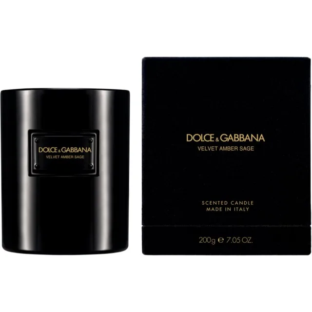 Dolce&Gabbana Velvet Amber Sage Scented Candle vonná svíčka 200 g