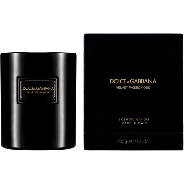 Dolce&Gabbana Velvet Passion Oud Scented Candle vonná svíčka 200 ml