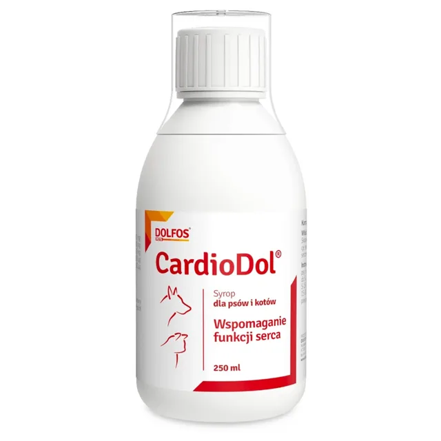 DOLFOS CardioDol 250ml podpora funkcí srdce sirup pro psy a kočky