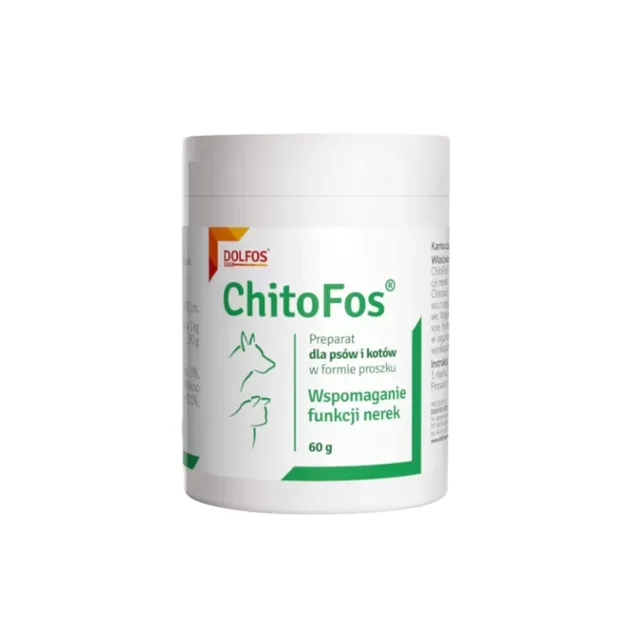 DOLFOS ChitoFos 60 g podpora funkce ledvin u psů a koček