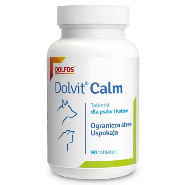 DOLFOS Dolvit Calm 90 tabl. doplněk stravy na stres pro psy a kočky