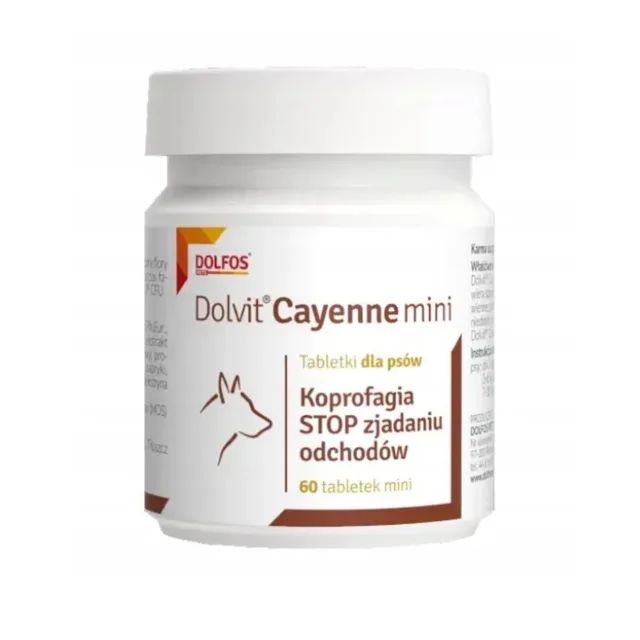 DOLFOS Dolvit Cayenne mini 60 tablet zabraňuje polknutí výkalů