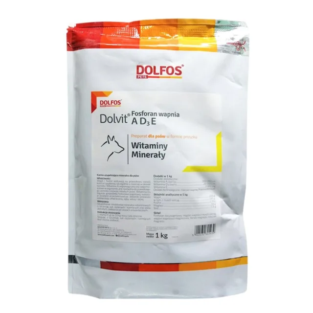 DOLFOS Dolvit Fosforečnan vápenatý AD3E 1kg