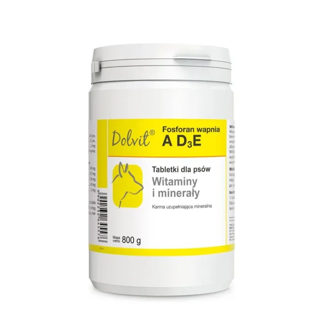 DOLFOS Dolvit Fosforečnan vápenatý AD3E – vitamíny a minerály pro psy