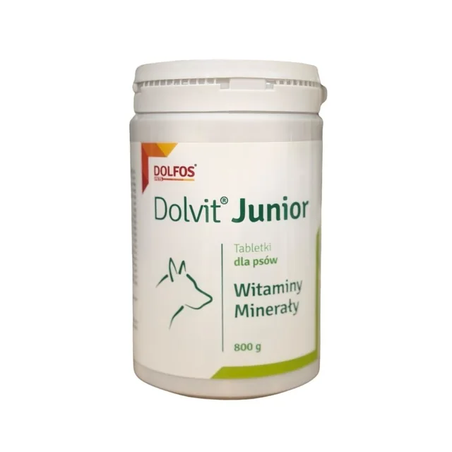DOLFOS Dolvit Junior 800 g vitamíny a minerály pro štěňata a mladé psy