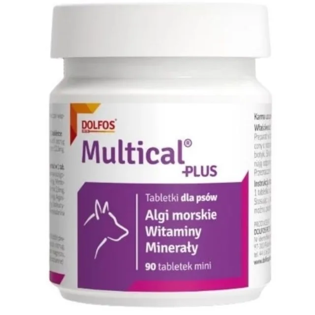 DOLFOS Dolvit Multical Plus mini 90 tabl. vitamíny a minerály s probiotiky pro psy