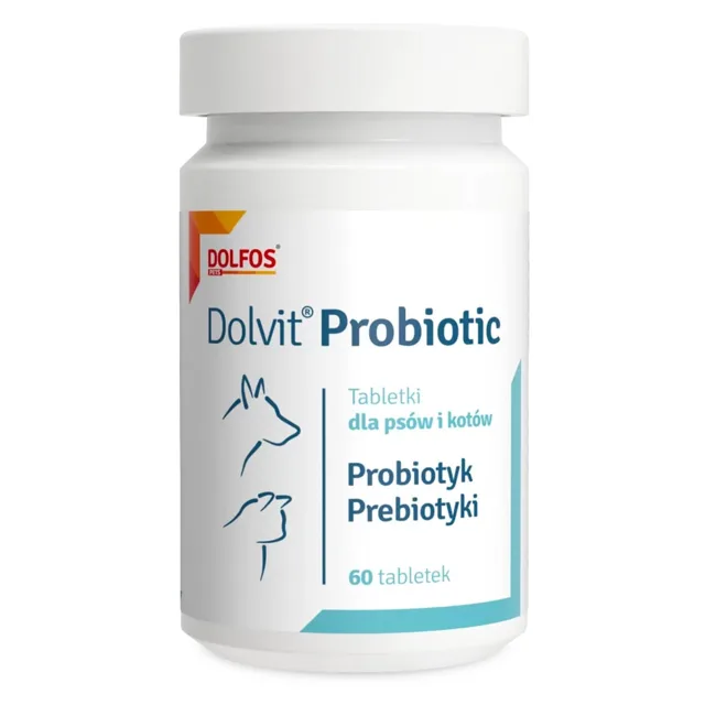 DOLFOS Dolvit Probiotic Mini 60 tabl. probiotik pro psy a kočky