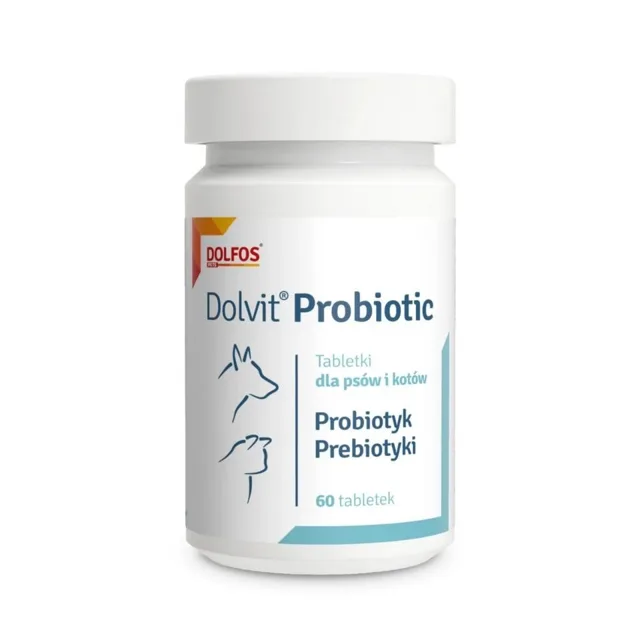 DOLFOS Dolvit Probiotický trávicí přípravek pro psy a kočky 60 tablet