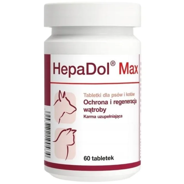 DOLFOS Hepadol Max 60 tabl. preparat podporující funkci jater pro psy a kočky