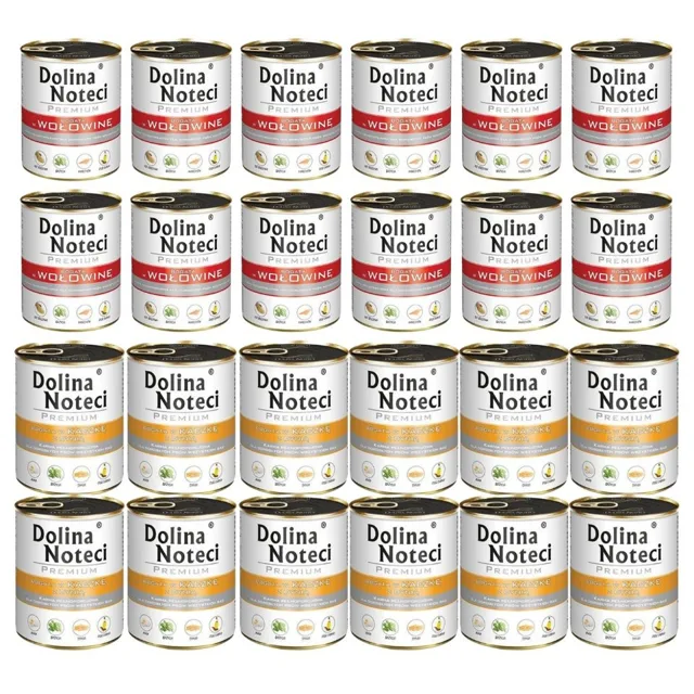 DOLINA NOTECI Mix chutí Premium Bohatá na hovězí a kachnu s dýní 24x800g