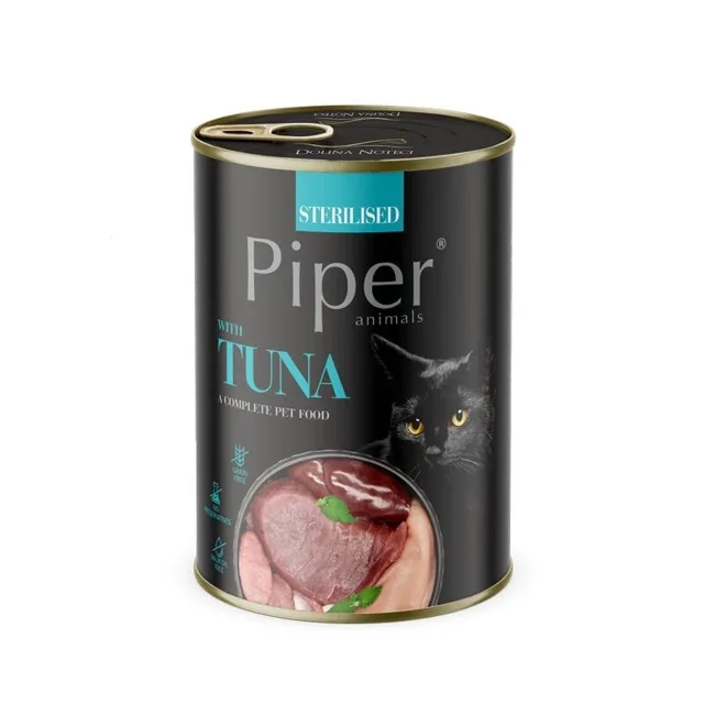 DOLINA NOTECI PIPER Sterilised s tuňákem 400g