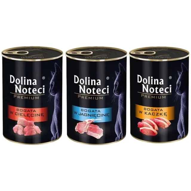 DOLINA NOTECI Prémiová směs chutí s masem pro kočky 24x400g