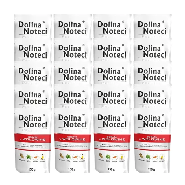 DOLINA NOTECI Prémiové bohaté na hovězí 20x150g