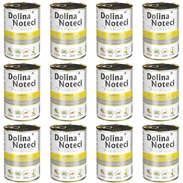 DOLINA NOTECI Prémiové krmivo s kuřecím masem 12x400 g