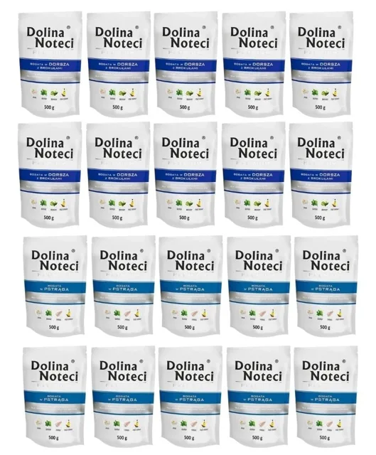 DOLINA NOTECI Prémiový mix chutí Bohatý na pstruha a tresku s brokolicí 20x500 g