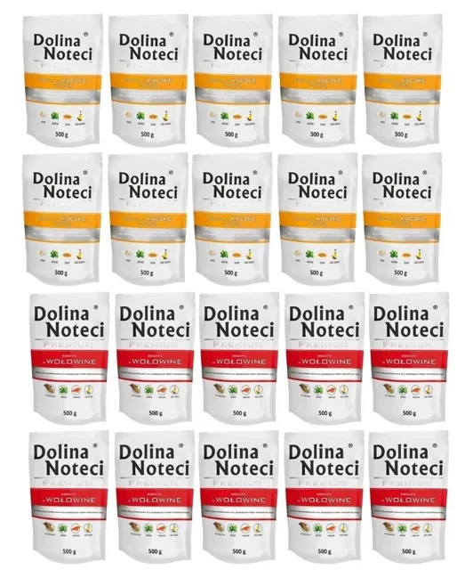 DOLINA NOTECI Prémiový mix chutí kachna s dýní a hovězím masem 20x500 g