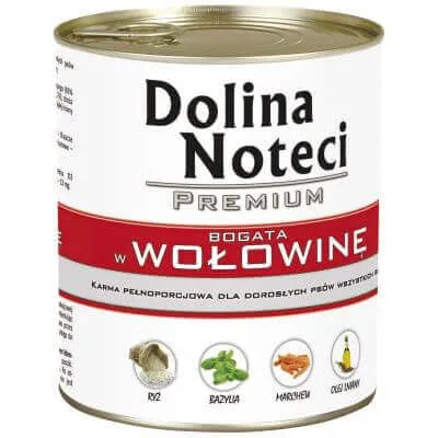 DOLINA NOTECI Premium Bohatá na hovězí 12 x 800 g