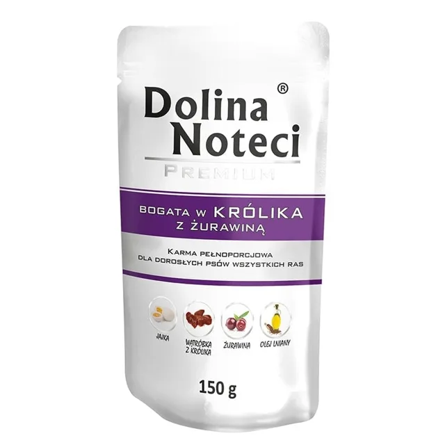 DOLINA NOTECI Premium Bohatá na králíka s brusinkou 150g