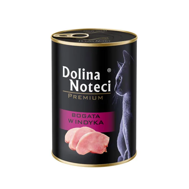 DOLINA NOTECI Premium Bohatá na krůtí maso pro kočky 400 g