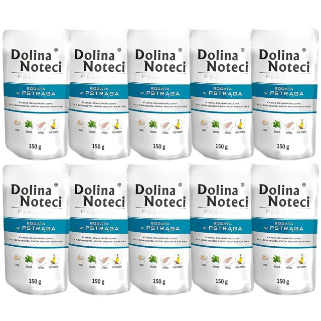 DOLINA NOTECI Premium – bohatá na pstruhy, 10 × 150 g