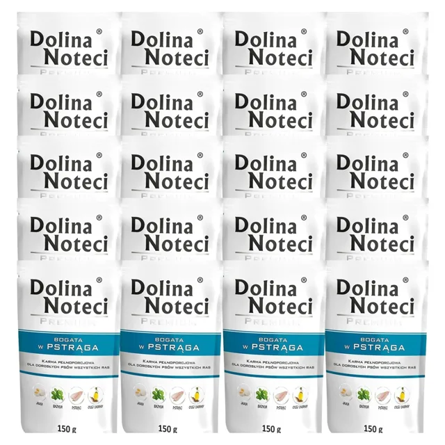 DOLINA NOTECI Premium – bohatá na pstruhy, 30 × 150 g