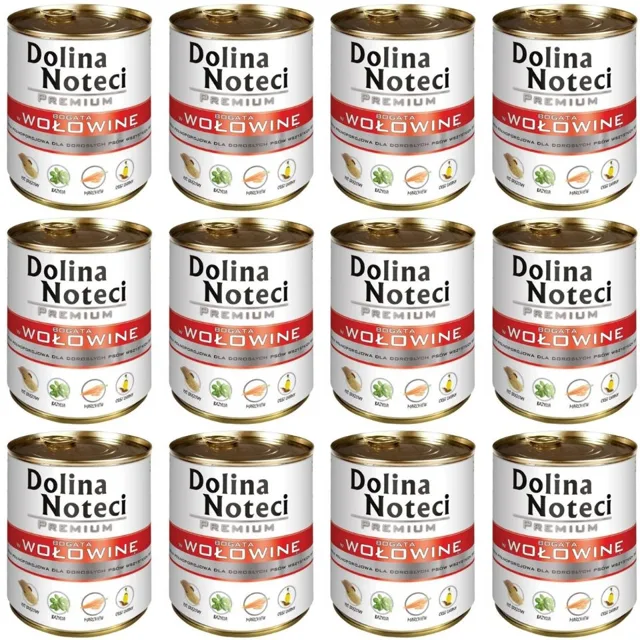 DOLINA NOTECI Premium Bohaté na hovězí maso 12x400g konzervy pro psy