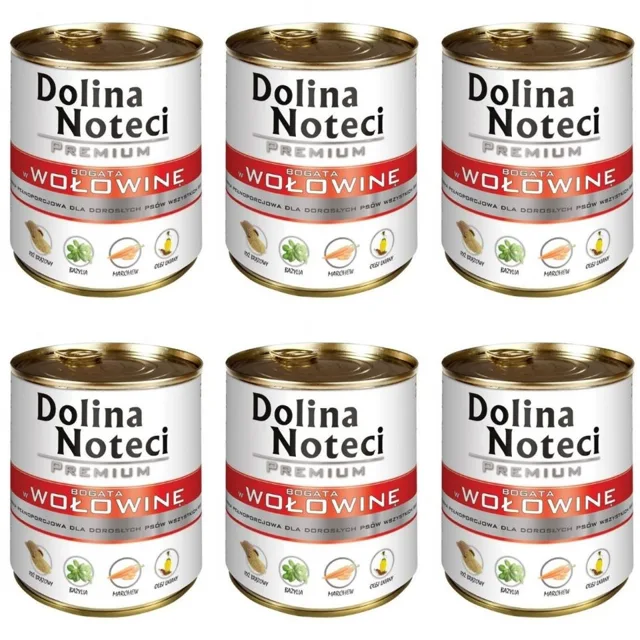 DOLINA NOTECI Premium Bohaté na hovězí maso 6x400g