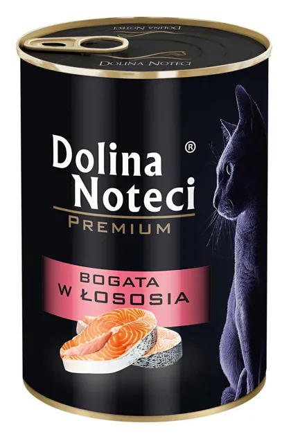 DOLINA NOTECI Premium bohaté na lososa pro dospělé kočky 400 g