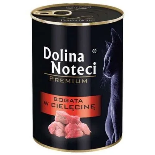 DOLINA NOTECI Premium bohaté na telecí maso pro dospělé kočky 400 g
