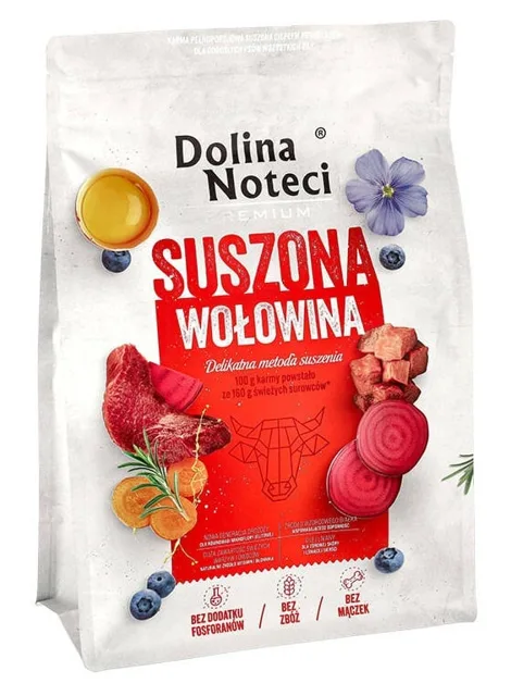DOLINA NOTECI Prémium Hovězí krmivo pro psy 3 kg
