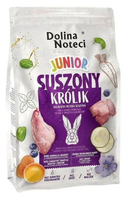 DOLINA NOTECI Premium Junior krmivo pro psy, králík 4 kg