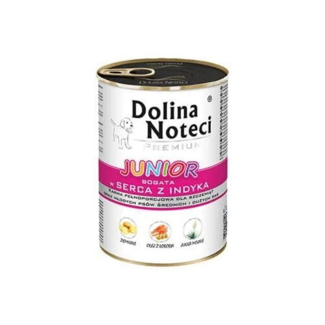 DOLINA NOTECI Premium Junior Malé rasy Krůtí srdce a Husí játra 400g