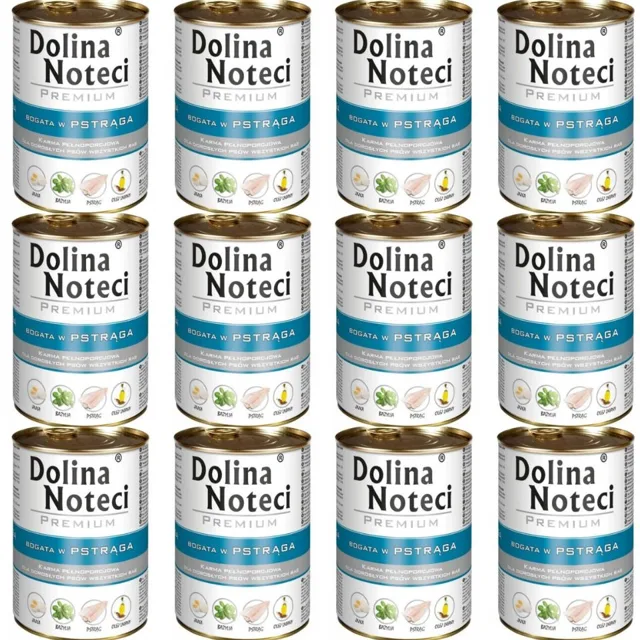 DOLINA NOTECI Premium konzervy pro psy se pstruhem 12x400g