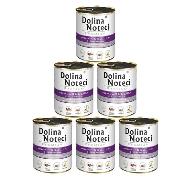 DOLINA NOTECI Premium králík s brusinkami 6x800g