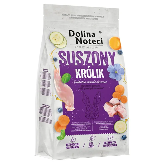 DOLINA NOTECI Premium Králík sušené krmivo pro psy 9 kg