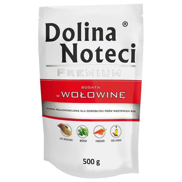 Dolina Noteci Premium Pouches 10 x 500 g - králičí s brusinkami