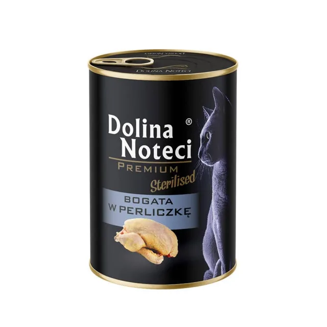 DOLINA NOTECI Premium Sterilised Bohatá s perličkou pro kočky po sterilizaci 400 g