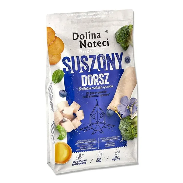 DOLINA NOTECI Premium Sušené krmivo pro psy s treskou 9 kg