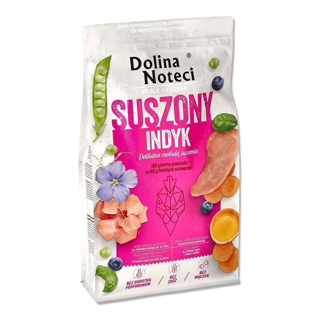 DOLINA NOTECI Premium Sušené krůtí krmivo pro psy 9 kg