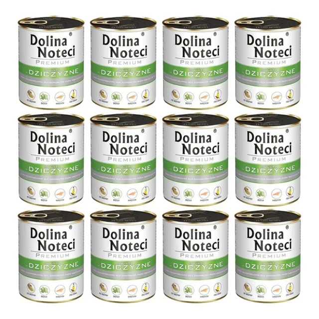 DOLINA NOTECI Premium zvěřina 12x800g pro dospělé psy