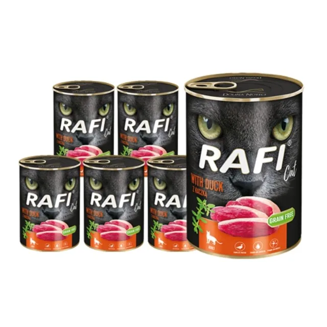 DOLINA NOTECI RAFI Cat Adult Kachna 12x400 g