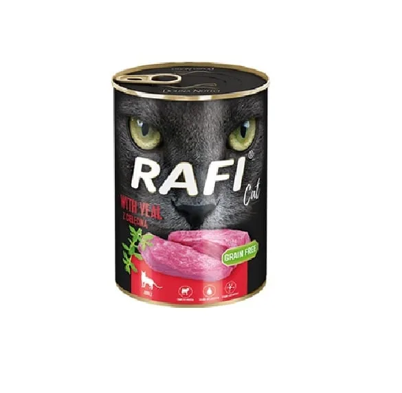 DOLINA NOTECI RAFI Cat Adult s telecím masem 400 g